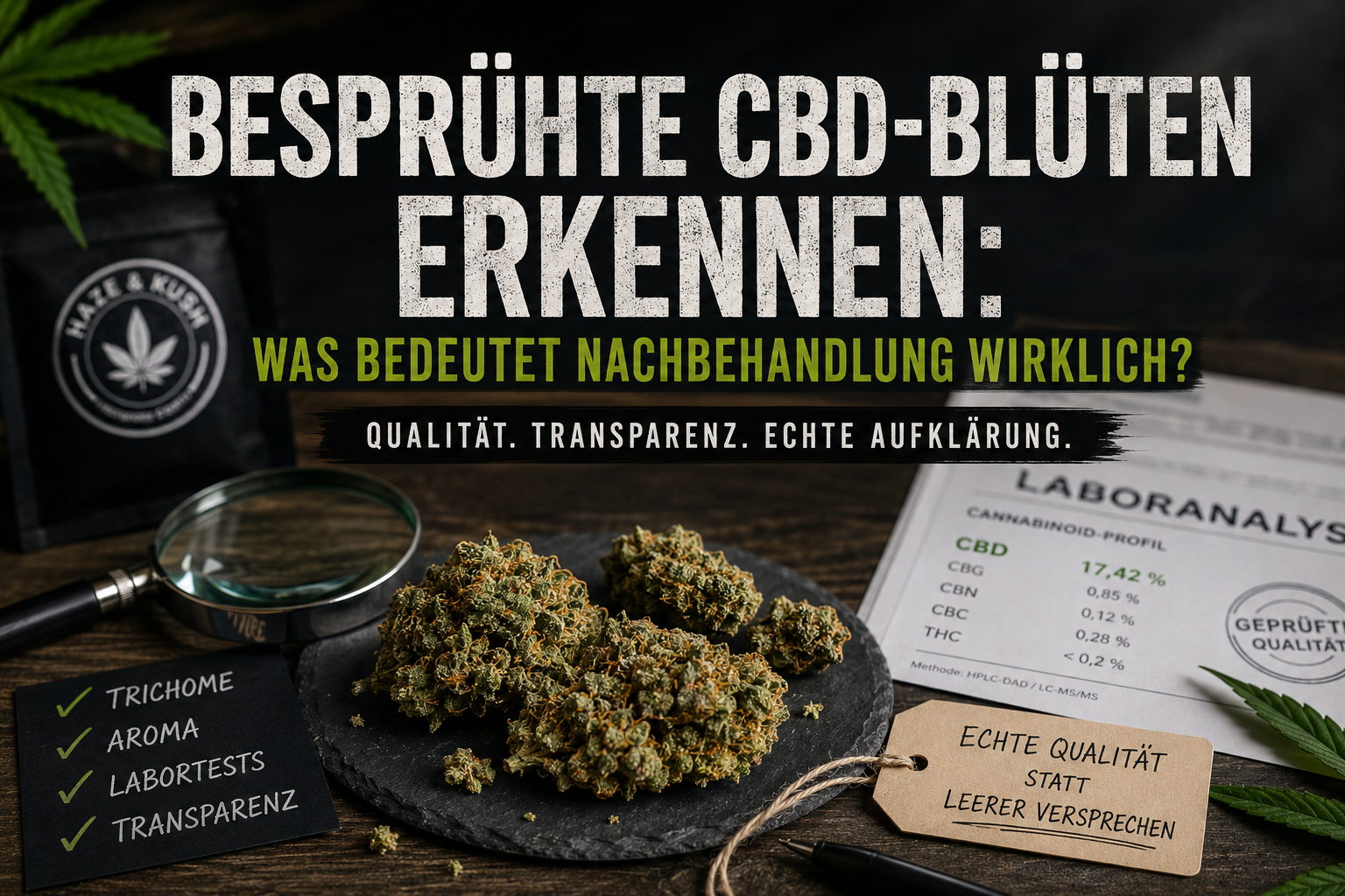 Nachbehandelte CBD Blüten erkennen: Terpene & CBD erklärt