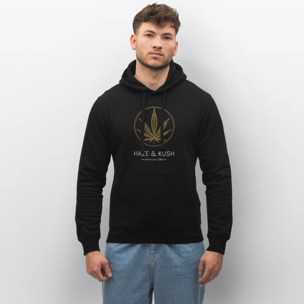 HAZE & KUSH Premium Hoodie - Schwarz