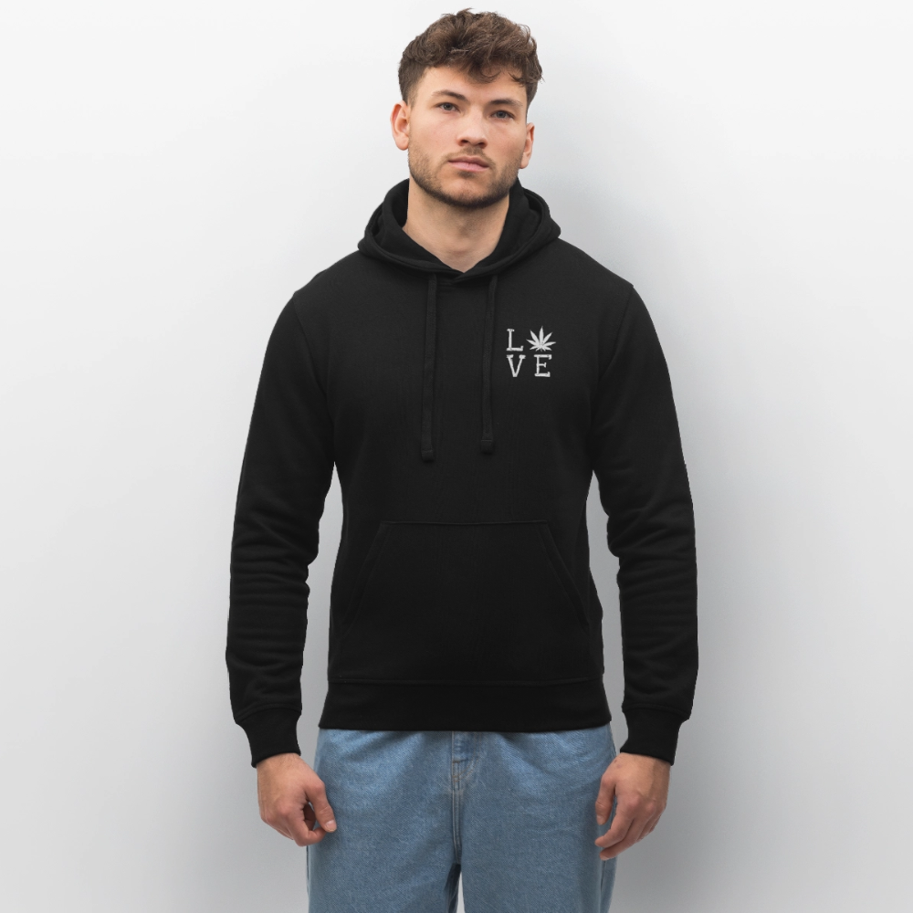 "L.O.V.E" Premium BIO Hoodie - Schwarz