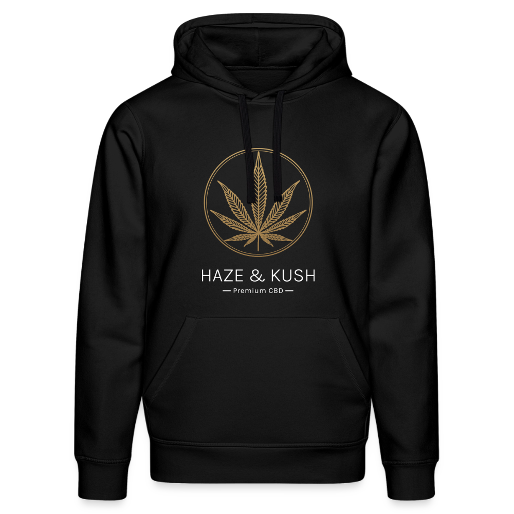 HAZE & KUSH Premium Hoodie - Schwarz