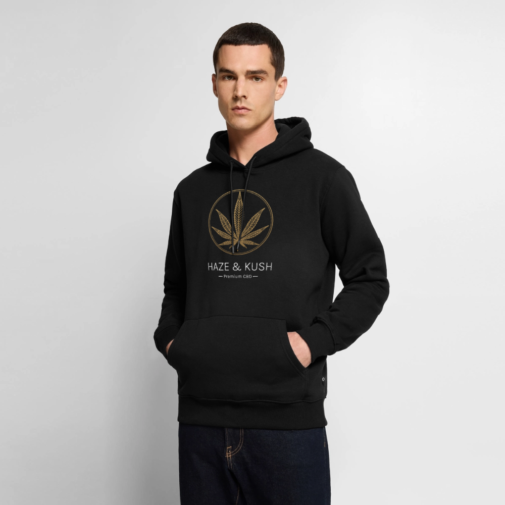 HAZE & KUSH Premium Hoodie - Schwarz