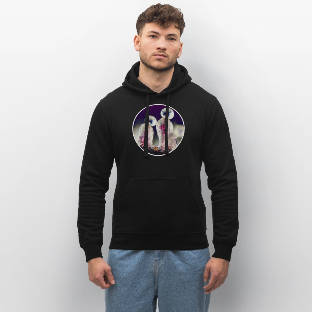 Männer Premium Hoodie - Schwarz