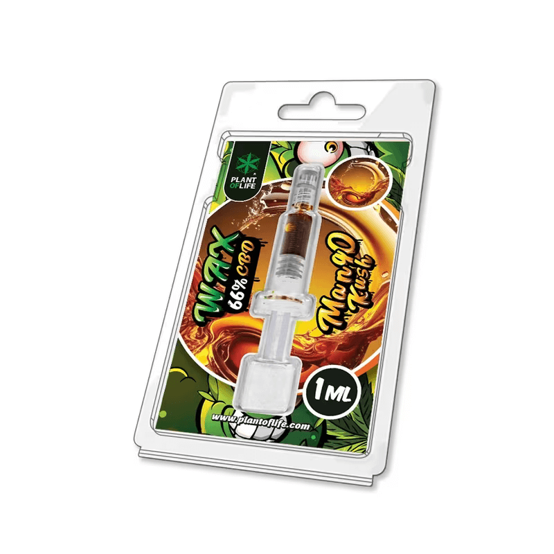 Plant of Life CBD Wax 66% in Mango Flavor, premium CBD Produkte für intensives Erlebnis.