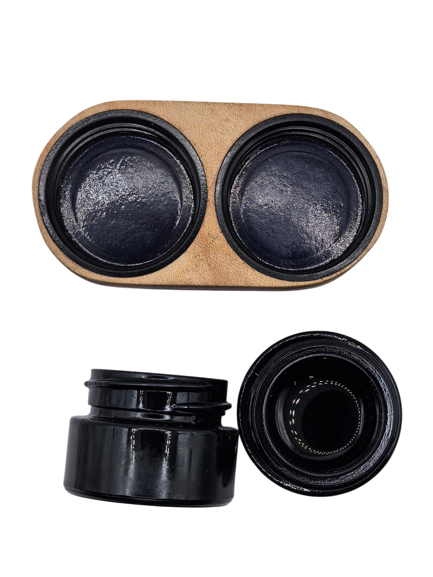 WoodyVapors Double Jar Skateboard Ahorn – Handgefertigtes Unikat mit 2 × 5 ml Miron Glas
