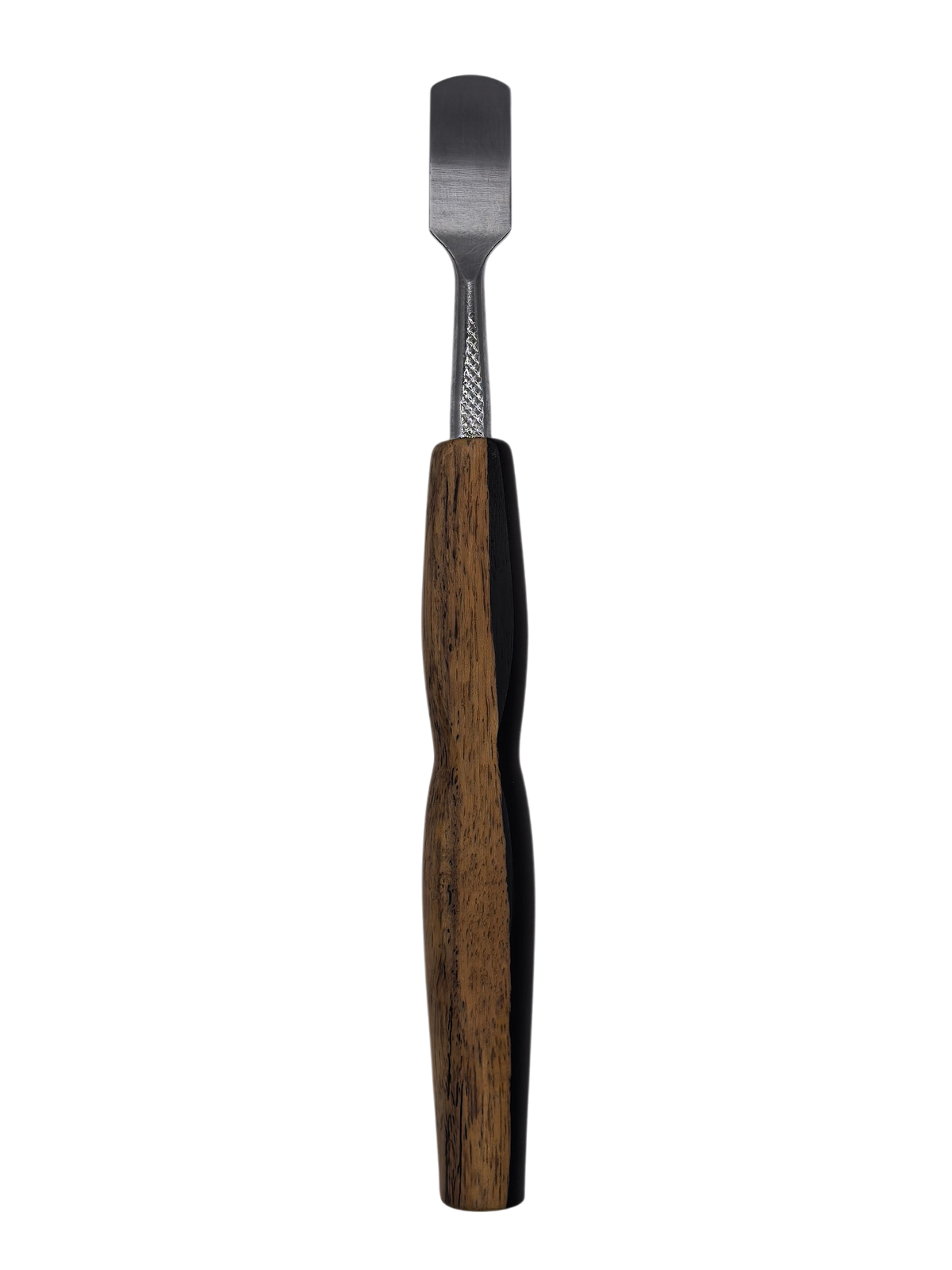 WoodyVapors Ebenholz Dabbing Tool gebogen – Handgefertigtes Unikat aus Restholz