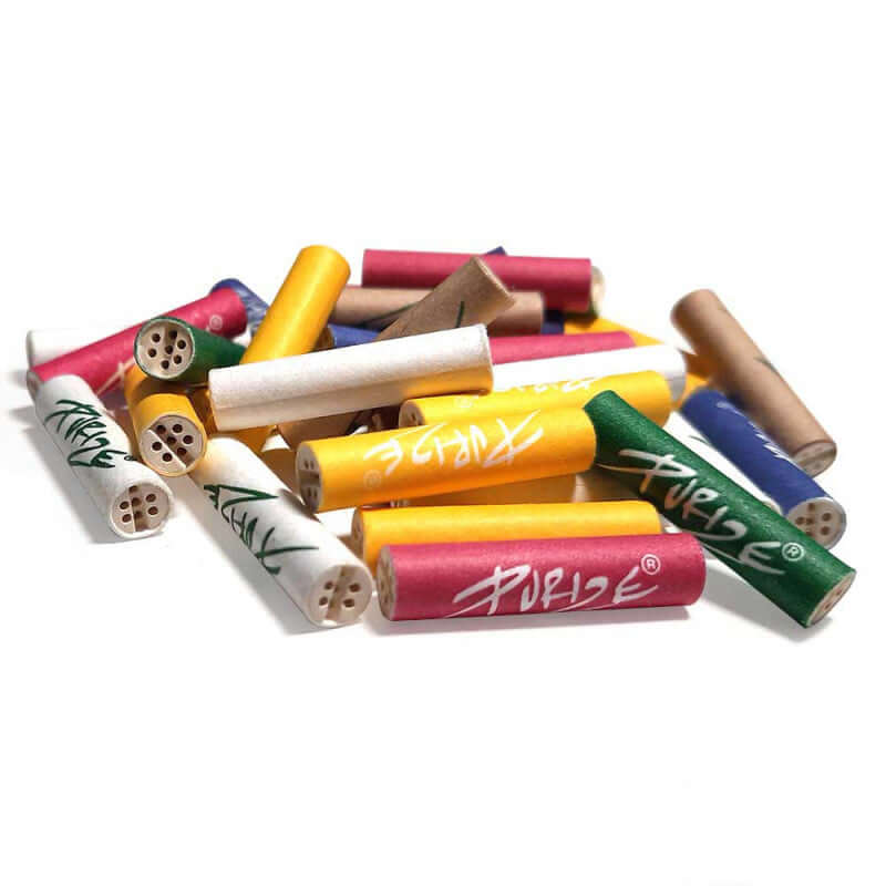 Purize Aktivkohlefilter XTRA Slim bunt (33er Pack) - HAZE & KUSH - CBD Shop