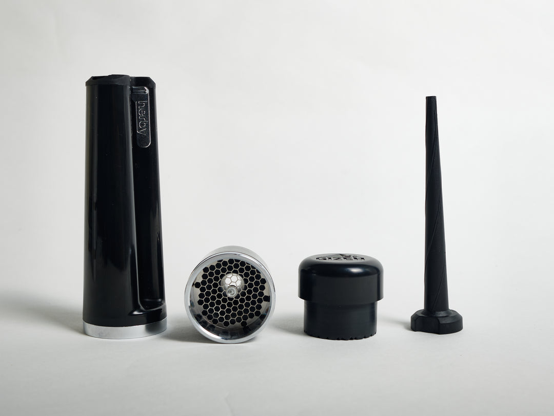 weR Herby ALL-IN-ONE Roller – Grinder, Stash & Cone Drehmaschine