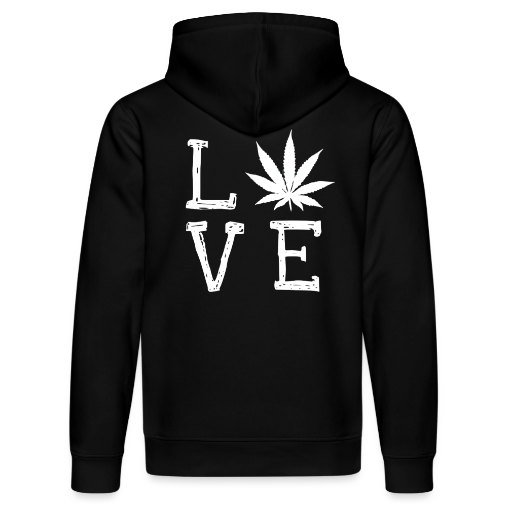 "L.O.V.E"  Premium BIO Hoodie - Schwarz