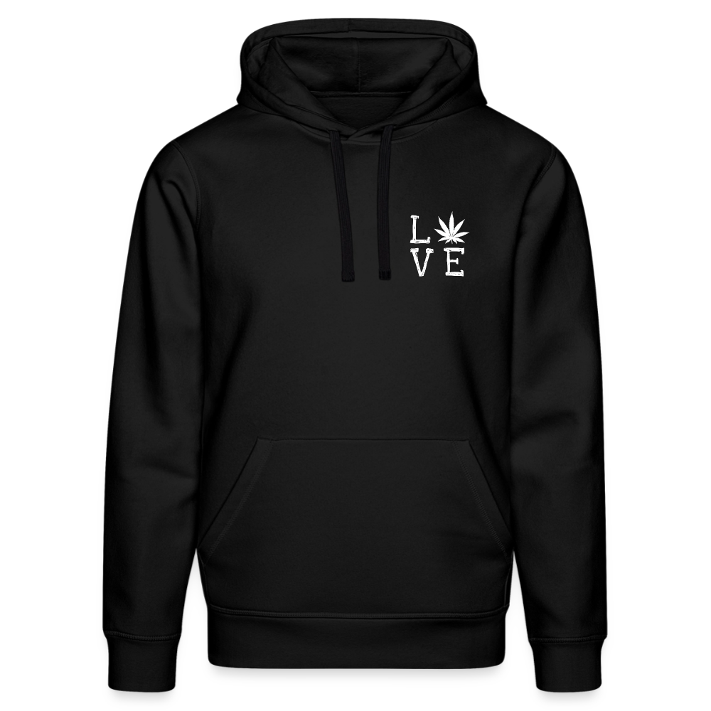 "L.O.V.E"  Premium BIO Hoodie - Schwarz