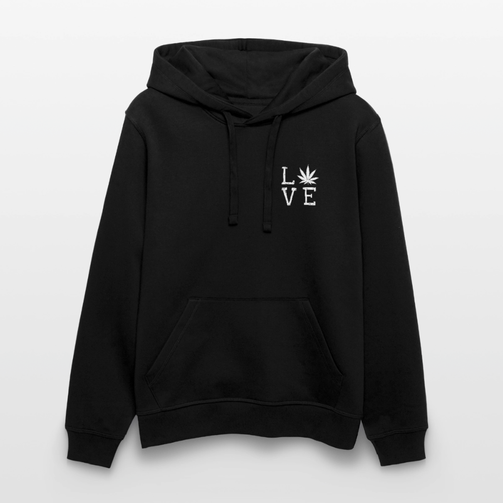 "L.O.V.E"  Premium BIO Hoodie - Schwarz