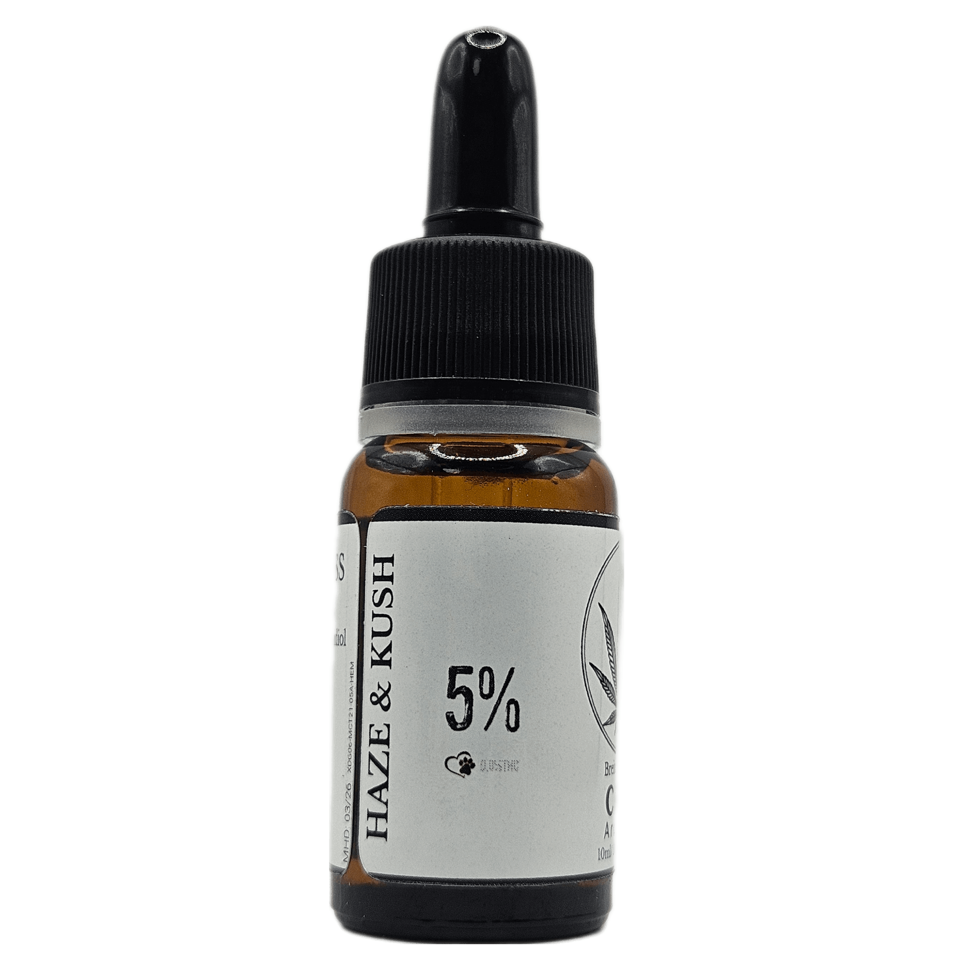 Breitspektrum CBD Öl 5% für Tiere geeignet HAZE & KUSH