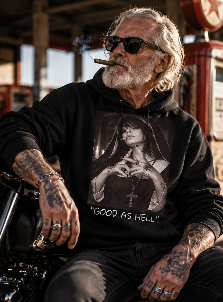 GOOD AS HELL – Unisex Bio-Hoodie | Haze & Kush