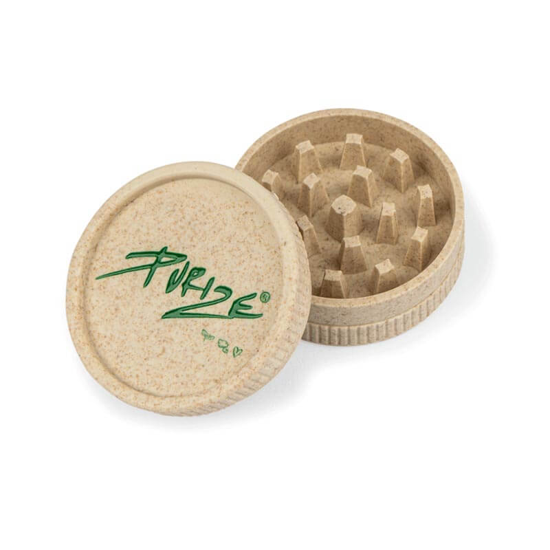 PURIZE Bio Hanf Grinder 2-teilig ø 55 mm - HAZE & KUSH - CBD Shop