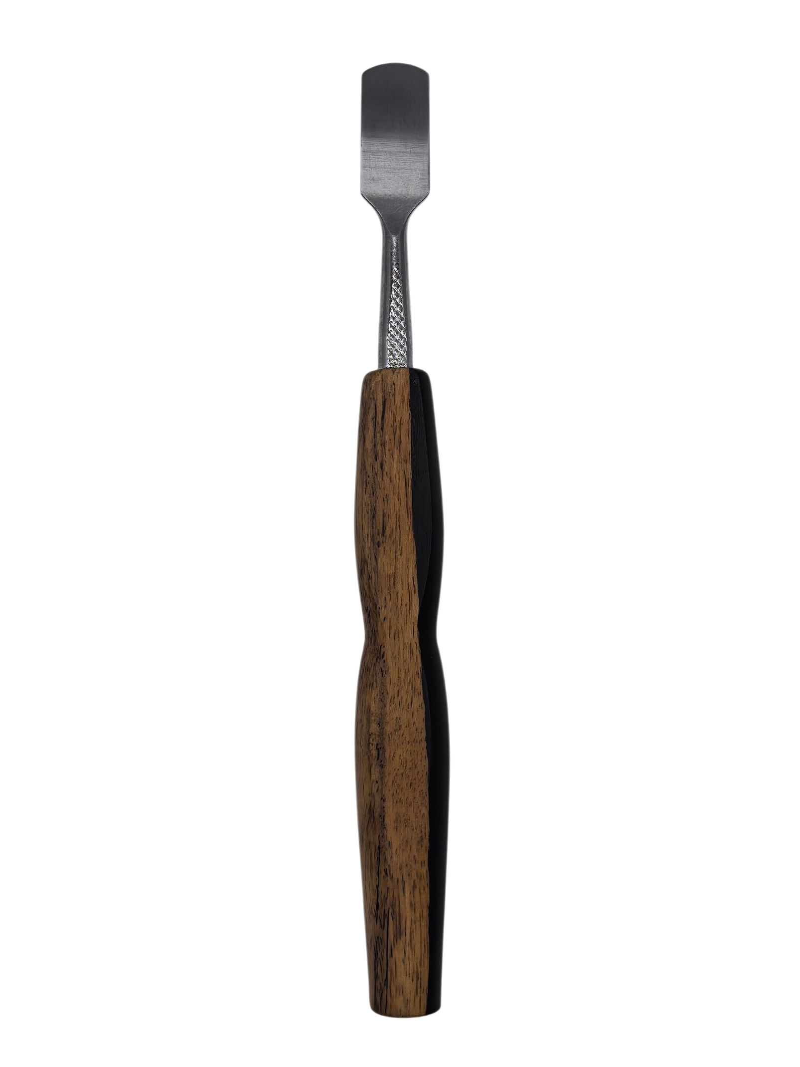 WoodyVapors Ebenholz Dabbing Tool gebogen – Handgefertigtes Unikat aus Restholz