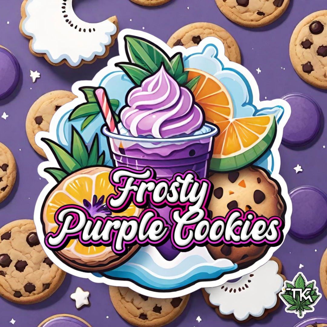 Frosty Purple Cookies – TK Seeds