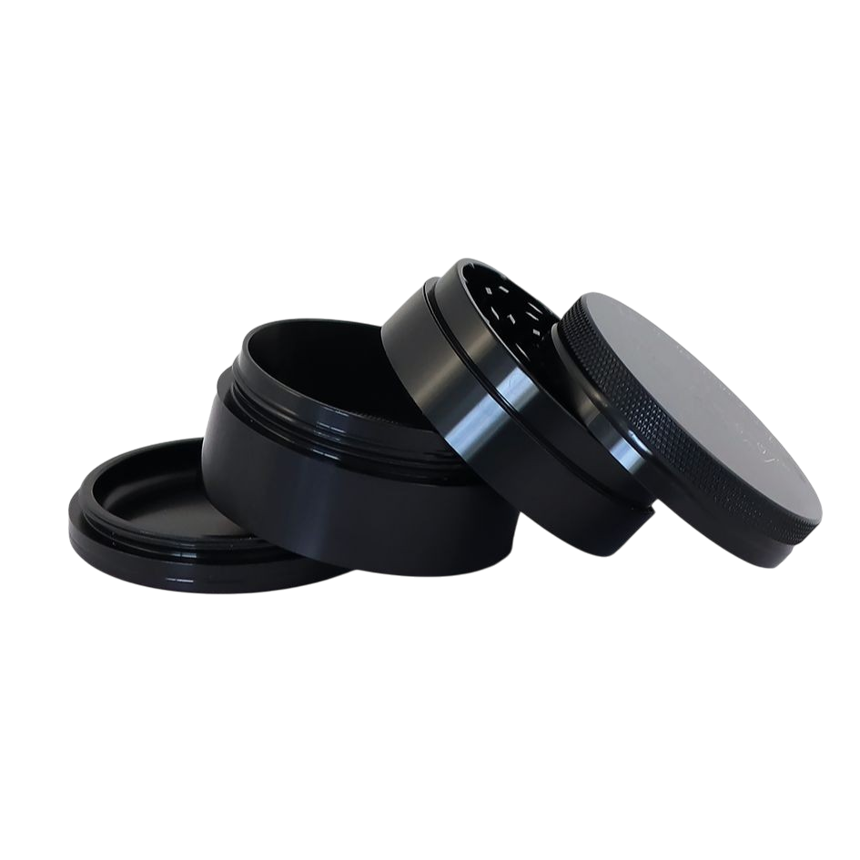 Hammercraft x RAW Grinder Black – Aluminium 4-teilig Ø 60 mm