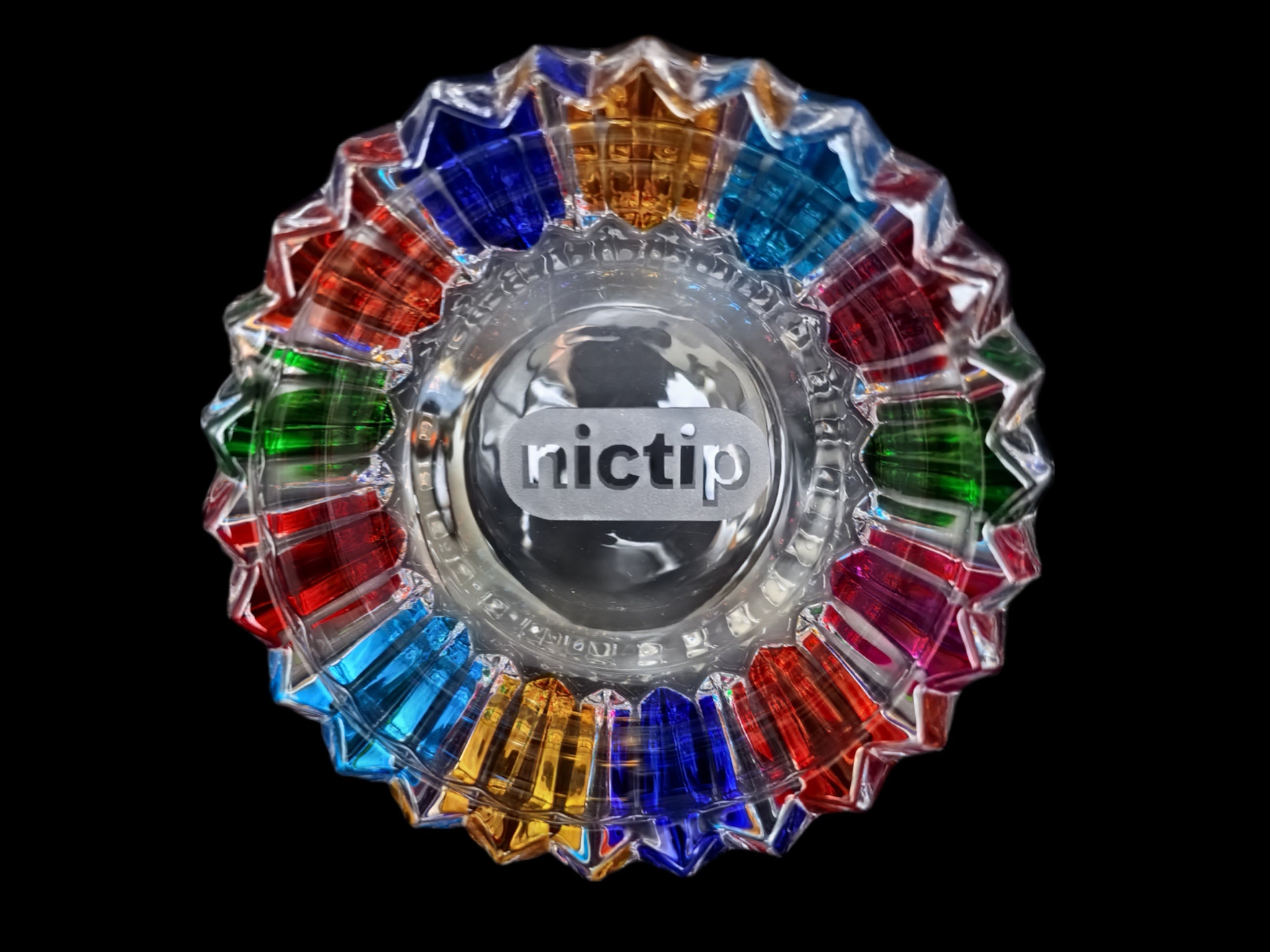 Nictip Crystal Glas Schale - HAZE & KUSH - CBD Shop