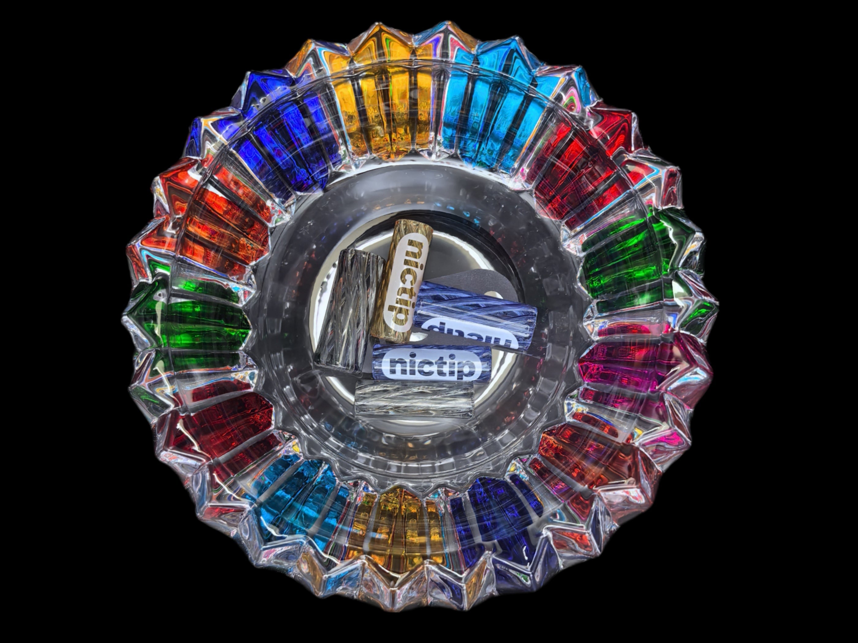 Nictip Crystal Glas Schale - HAZE & KUSH - CBD Shop
