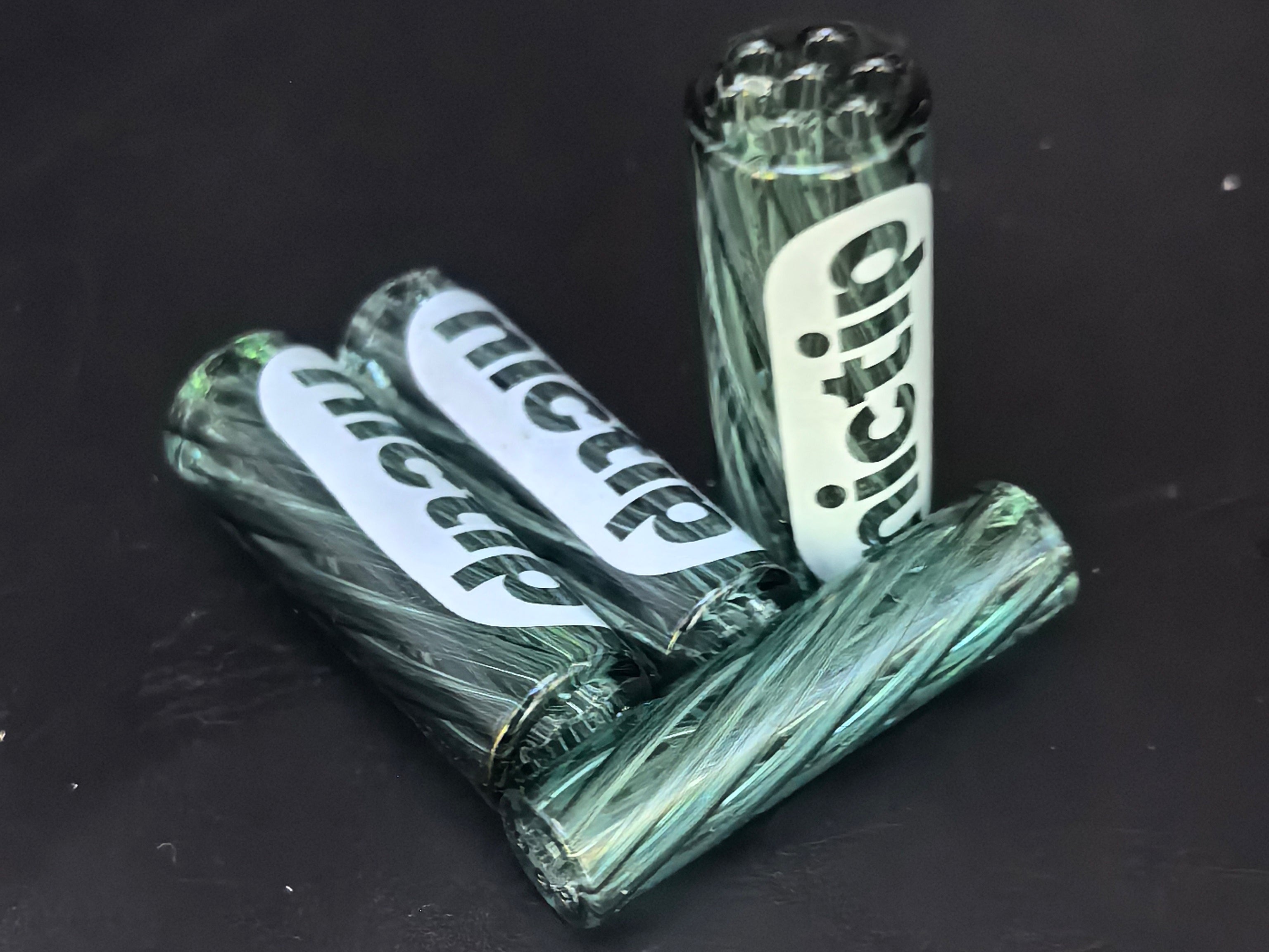 Nictip Glasfilter – 7-Loch & Spiral (Darkgreen)