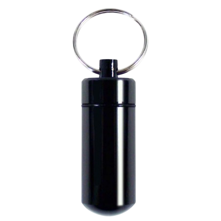 Stash Pillbox „Notfall-Set“ – Aluminium Schlüsselanhänger für Papers & Filter