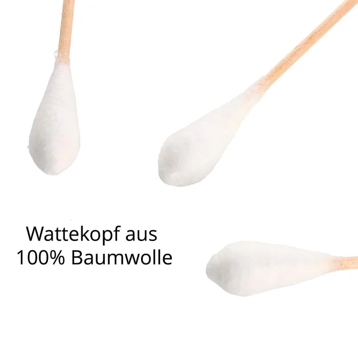 Wattestäbchen, kleiner 4mm Kopf – 100 Stück